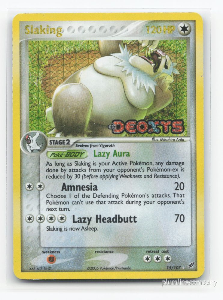Slaking 15/107 – Deoxys Slaking 15/107 – Deoxys