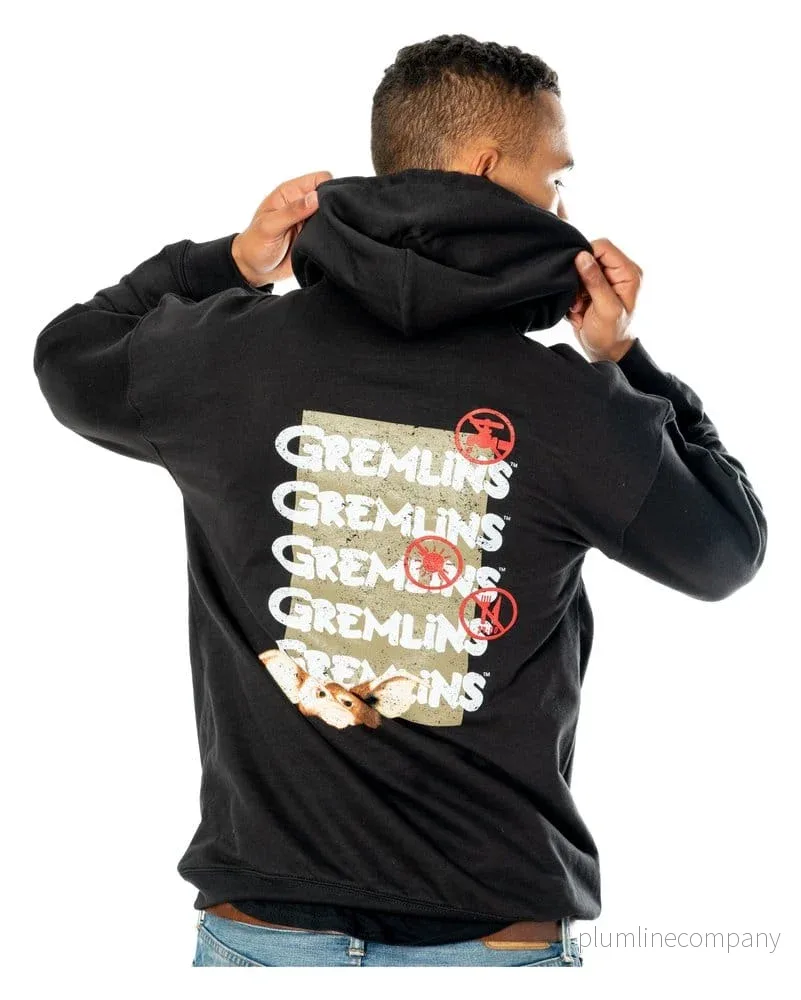 Gremlins Hoodie med Dragavtagbar Fram- och Bakdel - Bild 2
