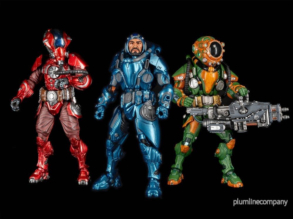 Kosmisk Karaktär Paket Actionfigur Tillbehör T.U.5.C.C. Soldater Uppgraderingsset - Bild 3