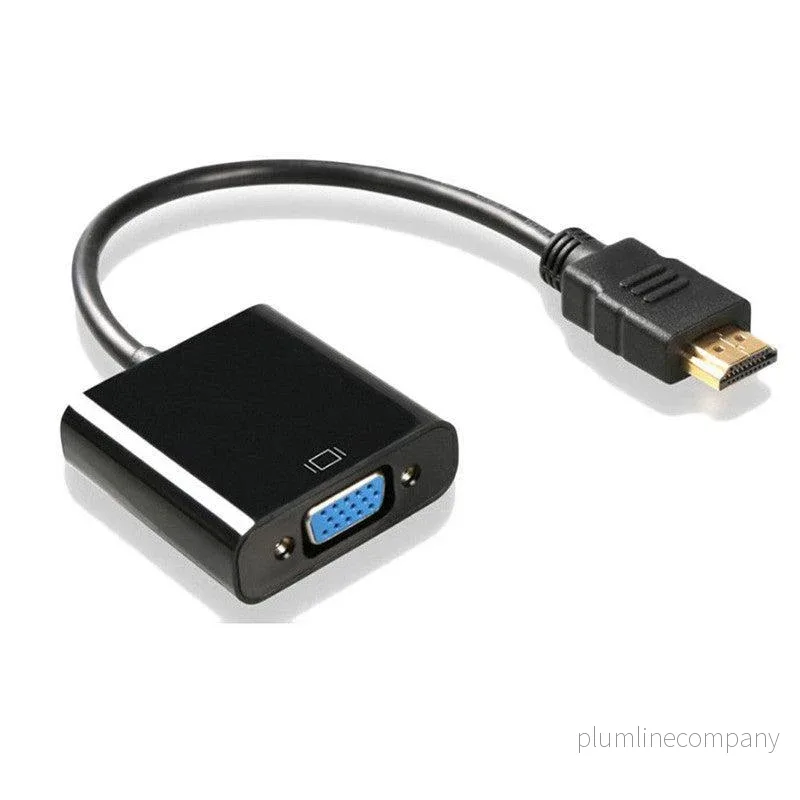 NÖRDIC HDMI till VGA adapter 10cm kabel NÖRDIC HDMI till VGA adapter 10cm kabel