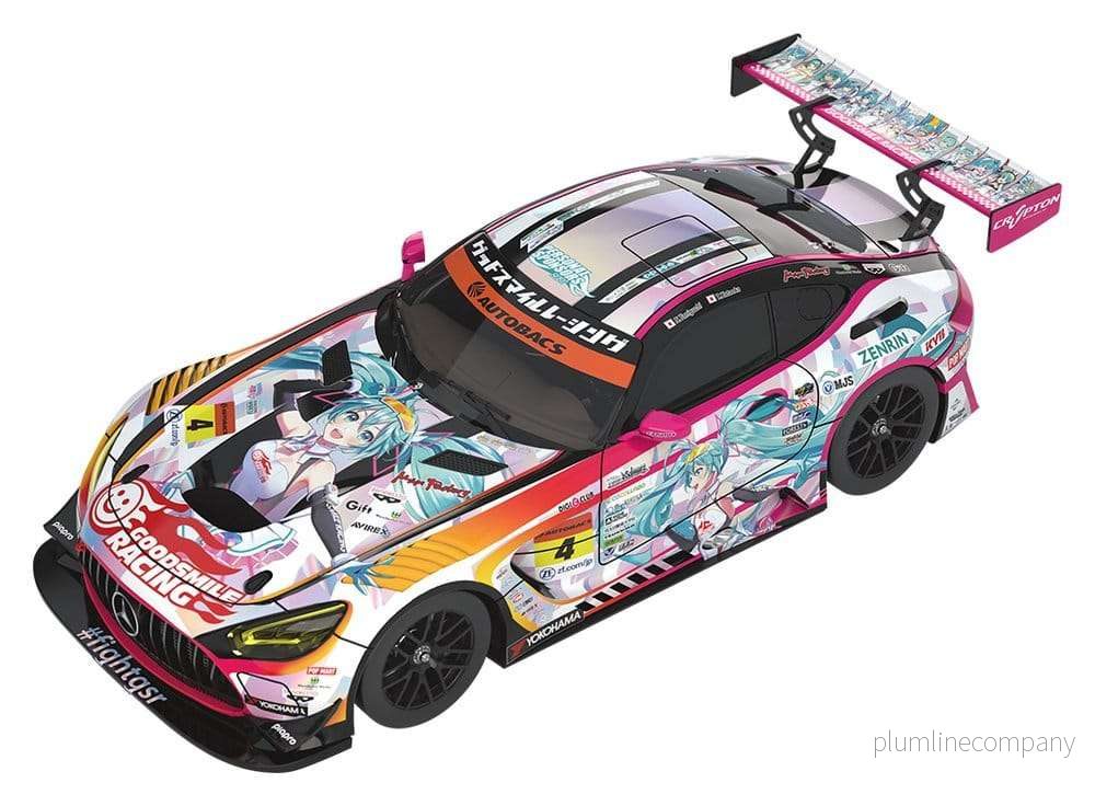 Hatsune Miku GT Project Vehicle 1/18 Good Smile Hatsune Miku AMG 2021 SUPER GT 100th Race Commemorative Ver. 26 cm Hatsune Miku GT Project Vehicle 1/18 Good Smile Hatsune Miku AMG 2021 SUPER GT 100th Race Commemorative Ver. 26 cm