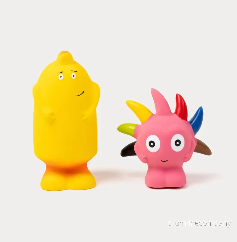 Babblarna, Figurer i naturgummi, Bibbi/Diddi Babblarna, Figurer i naturgummi, Bibbi/Diddi