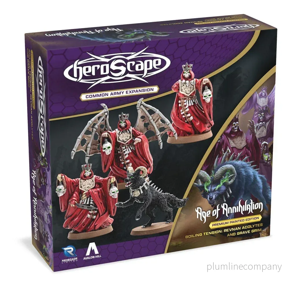 Heroscape Army Expansion Boiling Tension: Revnan Acolytes & Grave Grim *Engelsk Version* Heroscape Army Expansion Boiling Tension: Revnan Acolytes & Grave Grim *Engelsk Version*