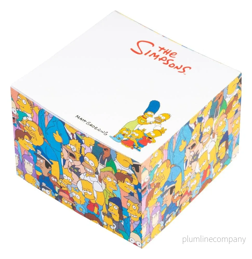 The Simpsons memoblock 8 x 8 cm The Simpsons memoblock 8 x 8 cm