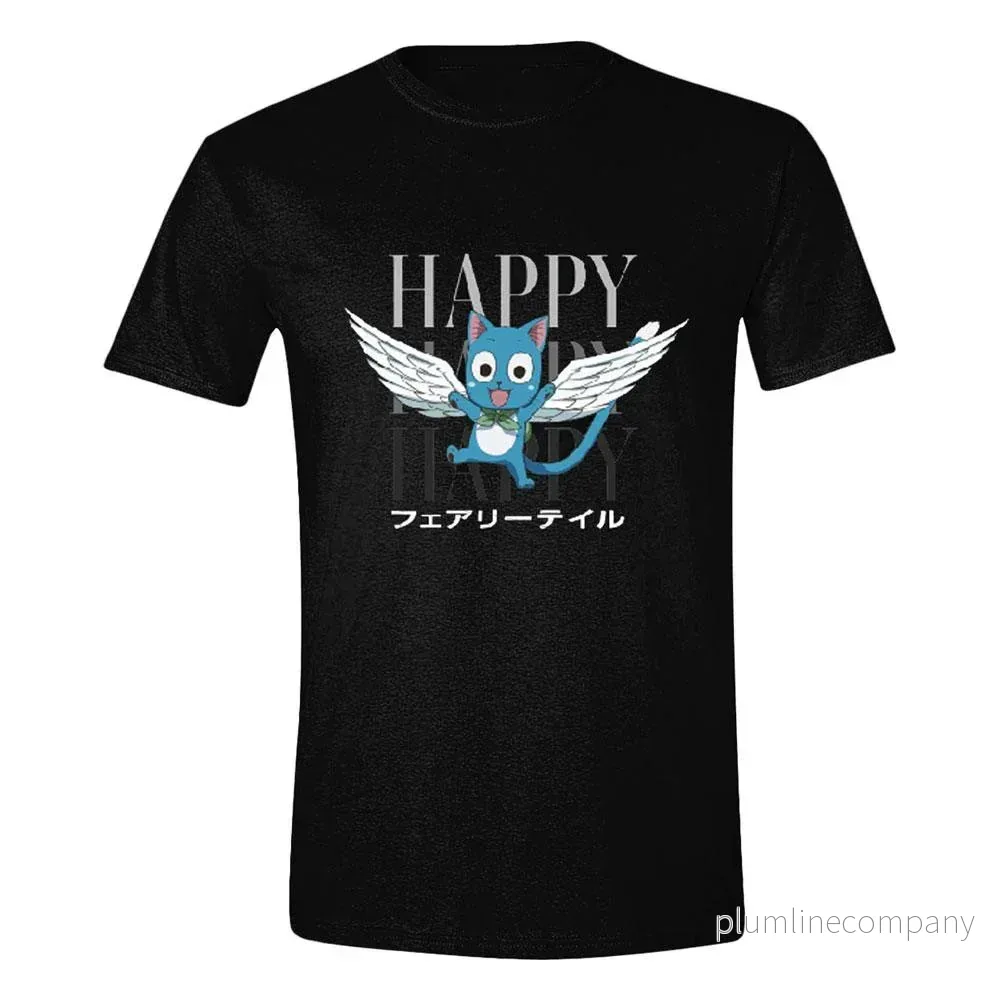 Fairy Tail T-shirt Happy Happy Happy