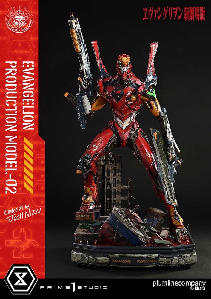 Rebuild of Evangelion Ultimate Diorama Masterline Series staty Evangelion Production Model-02 (Concept By Josh Nizzi) 73 cm Rebuild of Evangelion Ultimate Diorama Masterline Series staty Evangelion Production Model-02 (Concept By Josh Nizzi) 73 cm