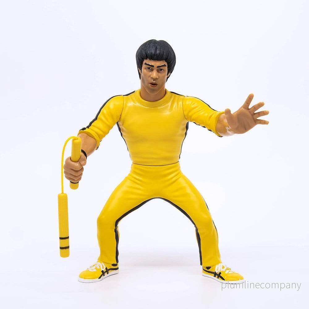 Bruce Lee Zombie Sailors Toys Actionfigur i gul träningsdress, 11 cm - Bild 3