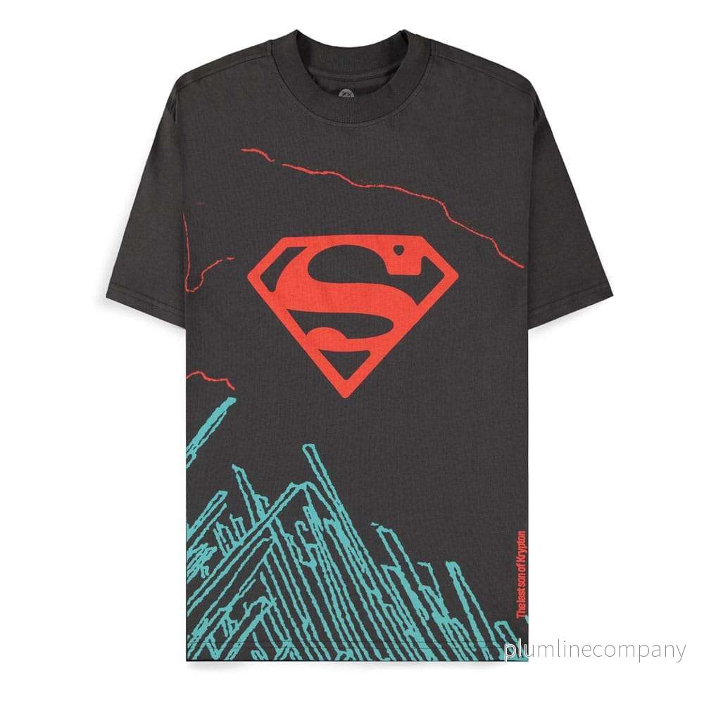 DC Comics T-shirt Superman Dark Grey Son of Krypton DC Comics T-shirt Superman Dark Grey Son of Krypton