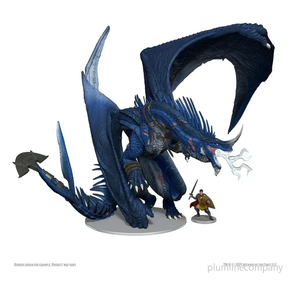 D&D Icons of the Realms Boxed Prepainted Miniatures: Ancient Blue Dragon 20 cm - Bild 3