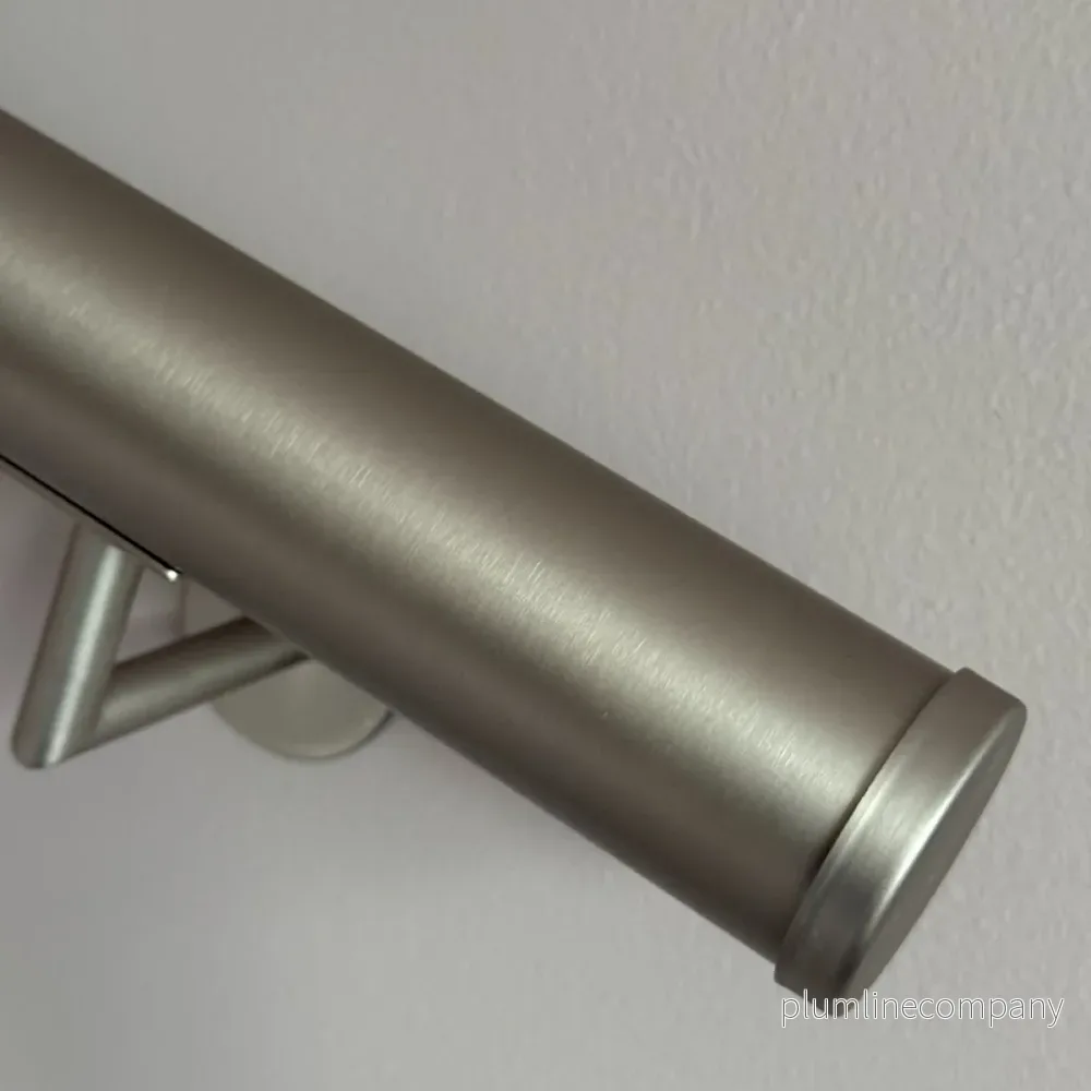 Ledstång i borstad aluminium - Bild 3