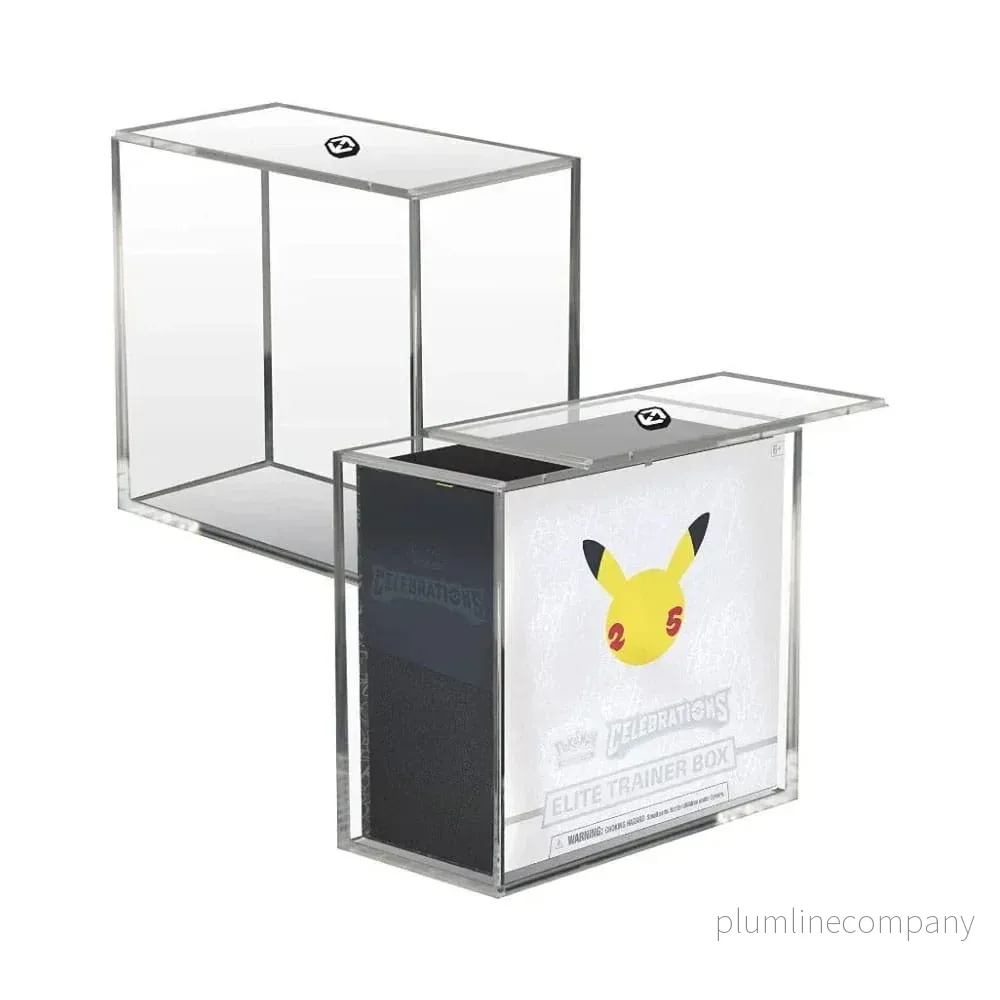 Evoretro Acrylic Display Case för Booster Boxes / Elite Trainer Boxes Ver. 2 med Glidande Lock - Bild 2