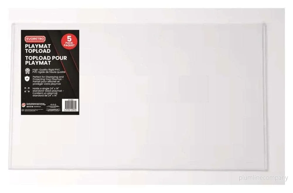 Evoretro Playmat Topload Holder 5-Pack 61 x 36 cm Evoretro Playmat Topload Holder 5-Pack 61 x 36 cm