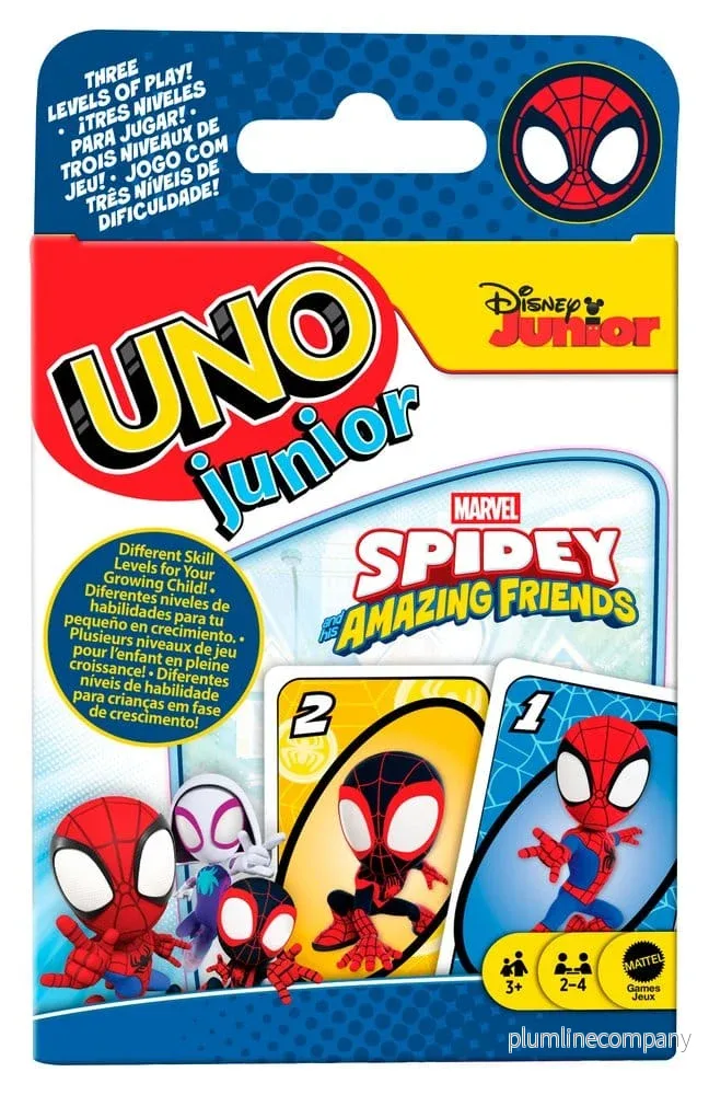 Spidey & His Amazing Friends UNO Junior Kortspel för Barn - Bild 2