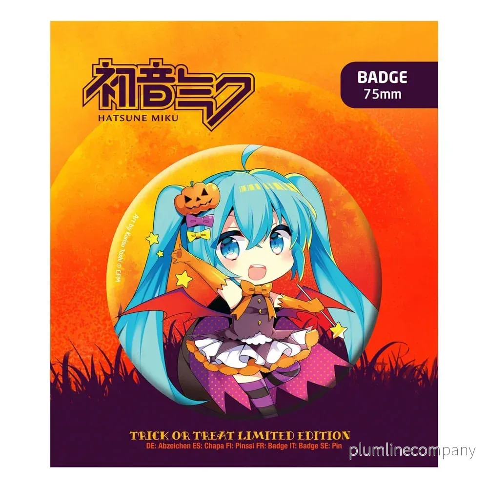 Hatsune Miku Pin Emblem – Limited Edition Halloween Pin Hatsune Miku Pin Emblem – Limited Edition Halloween Pin