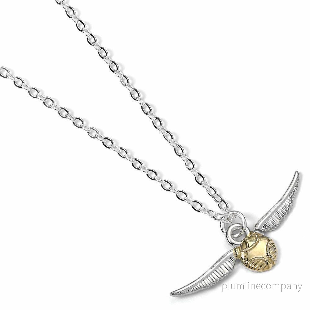 Harry Potter Hänge & Halsband – Den Gyldene Snitchen (silverpläterad)