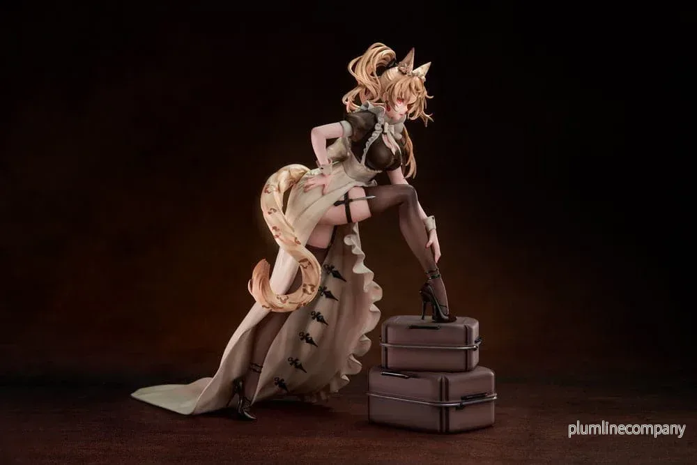 Original Character PVC Figur 1/4 Battle Maid Leopard Cat Maria 40 cm - Bild 3