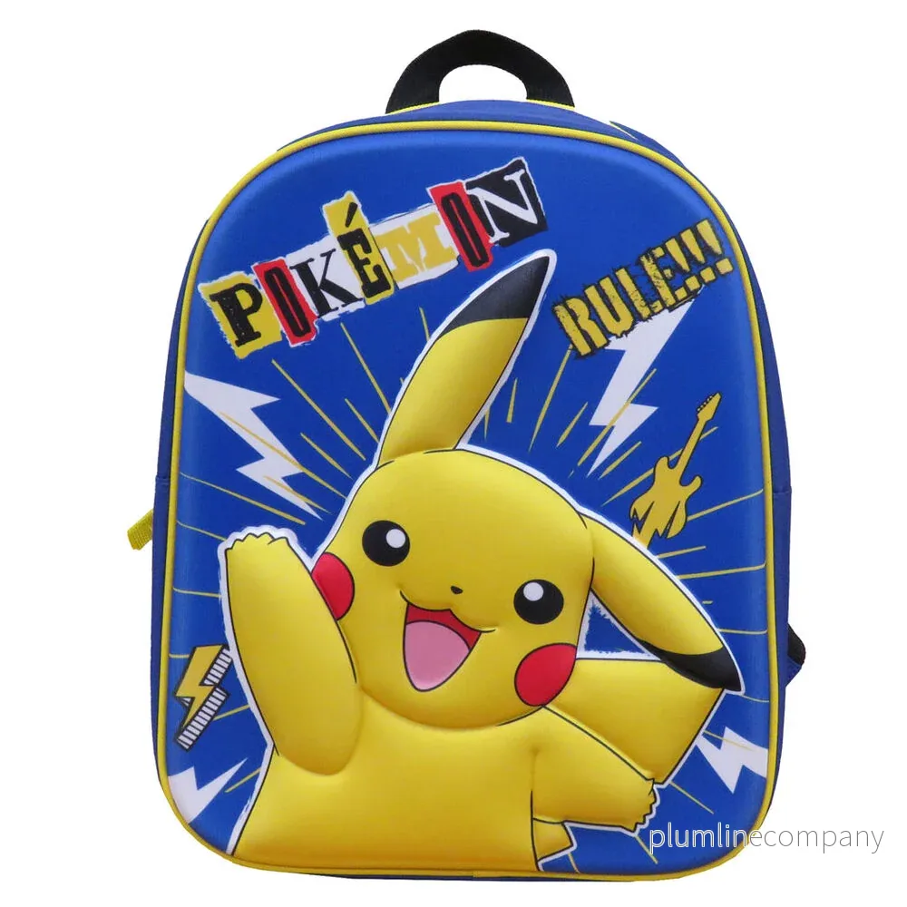 Pokemon Pikachu 3D Ryggsäck 30cm Pokemon Pikachu 3D Ryggsäck 30cm