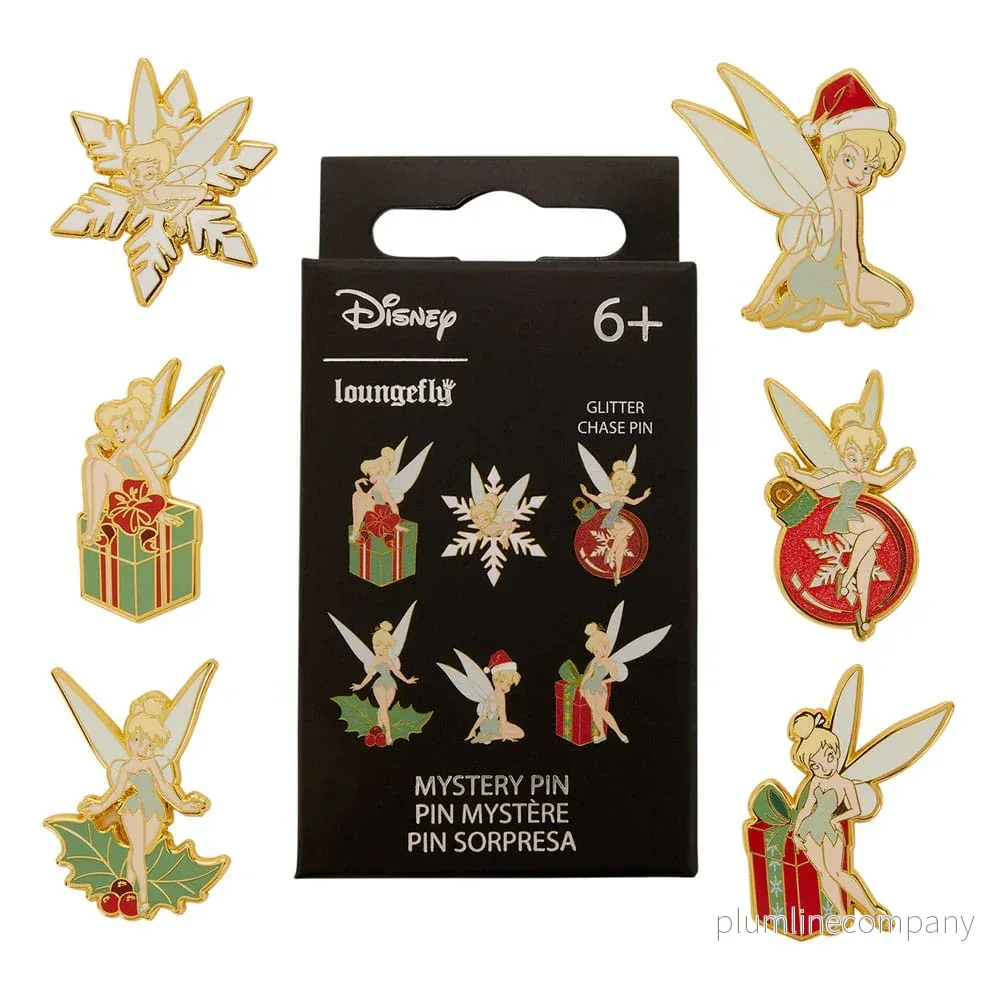 Disney by Loungefly Enamel Pins Blind Box Tinker Bell Holiday Assortment (12) Disney by Loungefly Enamel Pins Blind Box Tinker Bell Holiday Assortment (12)