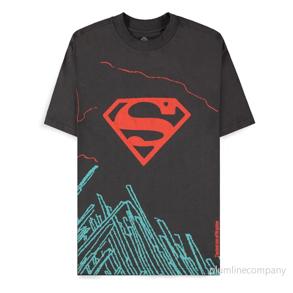 DC Comics T-shirt Superman Dark Grey Son of Krypton DC Comics T-shirt Superman Dark Grey Son of Krypton