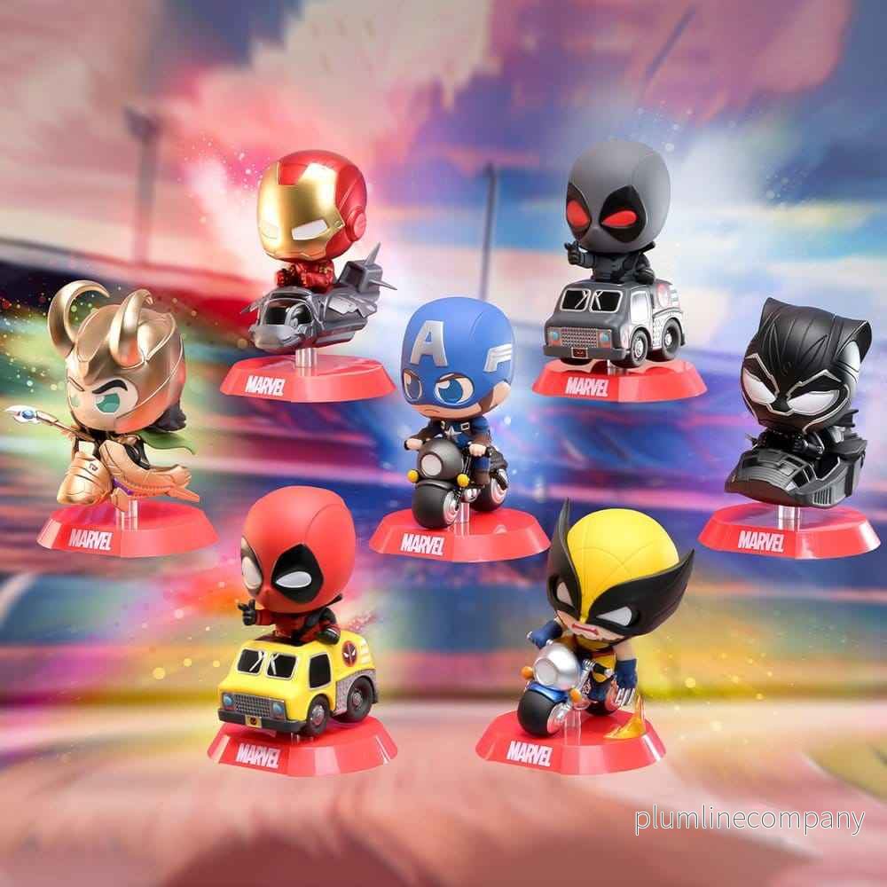Marvel Cosbi Rider Mini Figurer 9 cm Blind Box Display (8) - Bild 2