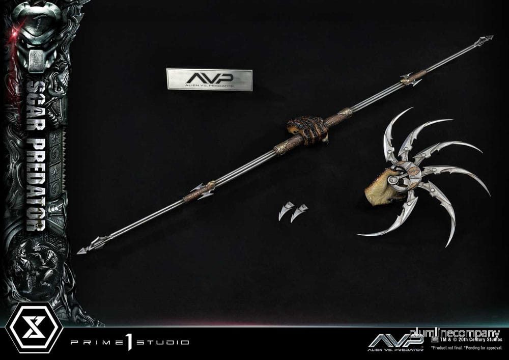 The Alien vs. Predator Museum Masterline Series Statue 1/3 Scar Predator 93 cm - Bild 3