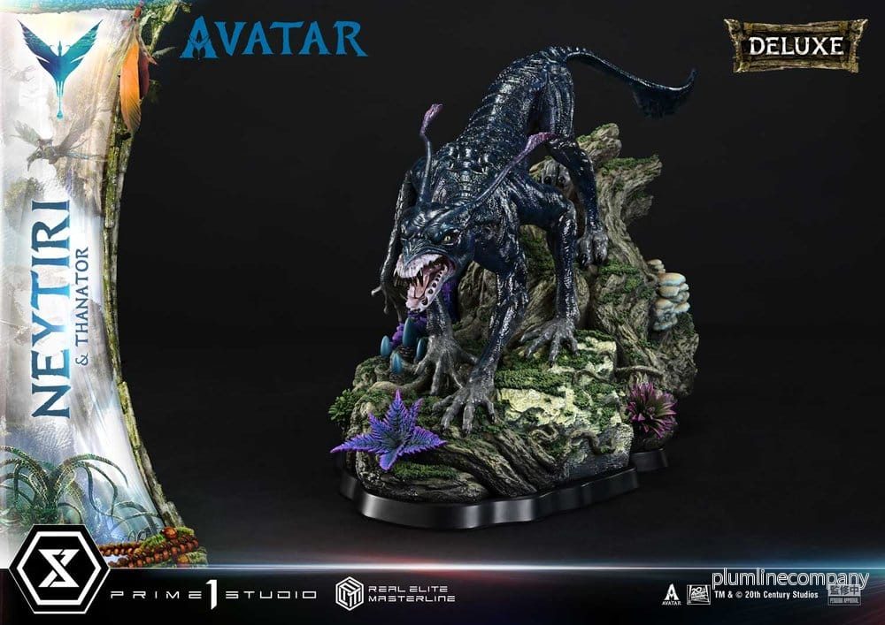 Avatar (Film) Real Elite Masterline Series staty 1/4 Neytiri & Thanator Deluxe Version 75 cm - Bild 2