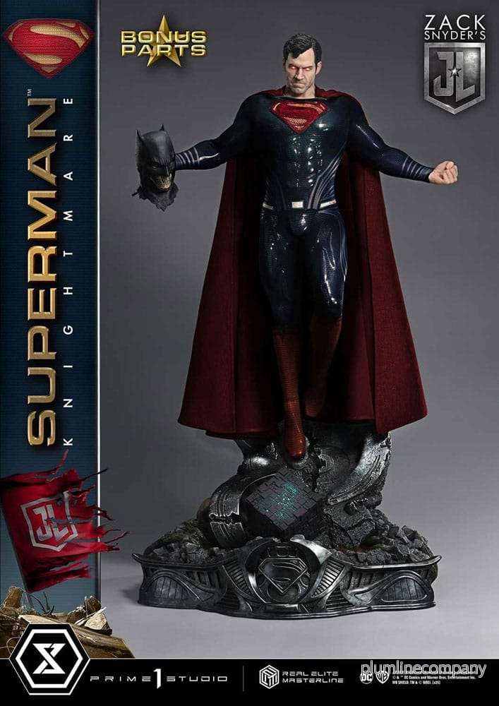 Zack Snyder’s Justice League Real Elite Masterline Series staty 1/3 Superman Knightmare Color Edition Deluxe Bonus Ver. 95 cm