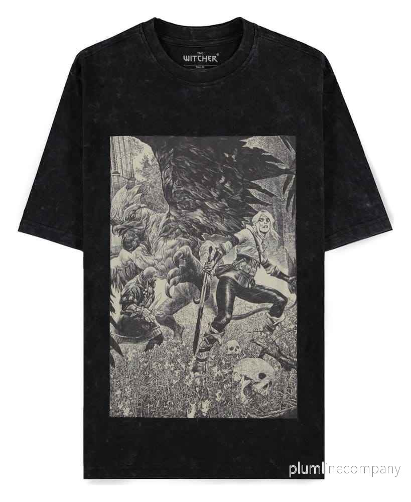 The Witcher T-shirt Ciri och Basilisken L