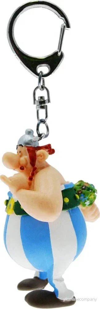 Asterix Nyckelring Obelix med Blommor – 13 cm