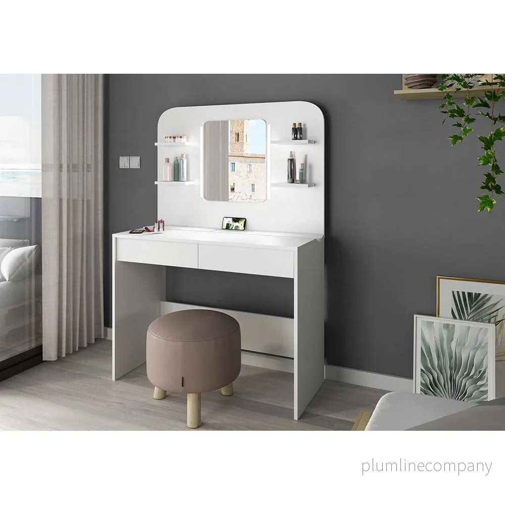 Sminkbord Secret White
