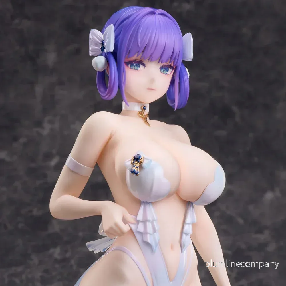 Original Character PVC Figur 1/6 White Queen Lume Illustrerad av Chrysa - 29 cm - Bild 3