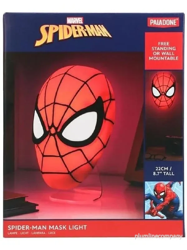 Marvel Light Spider-Man Mask V2 – Lysande Spider-Man-mask från Paladone Marvel Light Spider-Man Mask V2 – Lysande Spider-Man-mask från Paladone