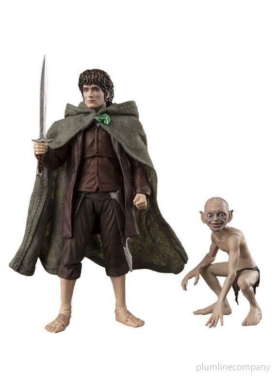 Lord of the Rings S.H. Figuarts Actionfigur Frodo Baggins & Gollum - Bild 2