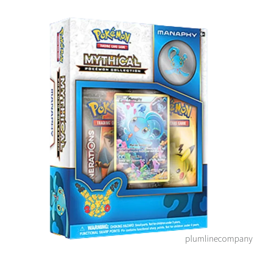 Pokémon: Mythical Manaphy Pin Collection Box Pokémon: Mythical Manaphy Pin Collection Box