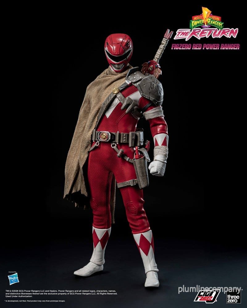 Mighty Morphin Power Rangers: The Return FigZero Actionfigur 1/6 Röd Power Ranger 31 cm - Bild 3
