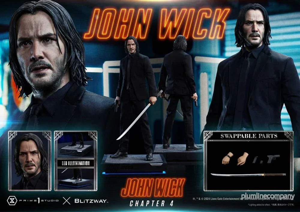John Wick Chapter 4 Premium Masterline Series Staty 1/4 John Wick 54 cm - Bild 2