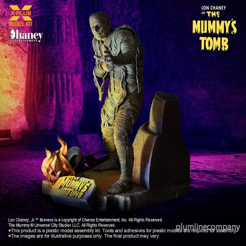 Universal Monsters Plastmodellbyggsats 1/8 Lon Chaney Jr. som Mumien (Återutgåva) 23 cm - Bild 2