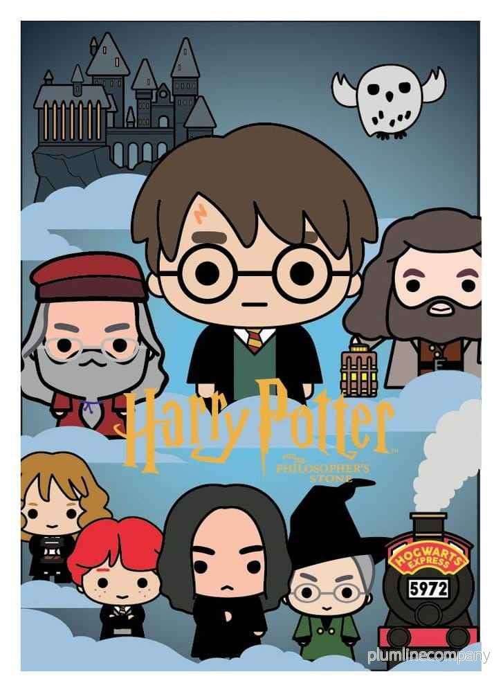 Harry Potter och De vises sten 3D-skummagnet
