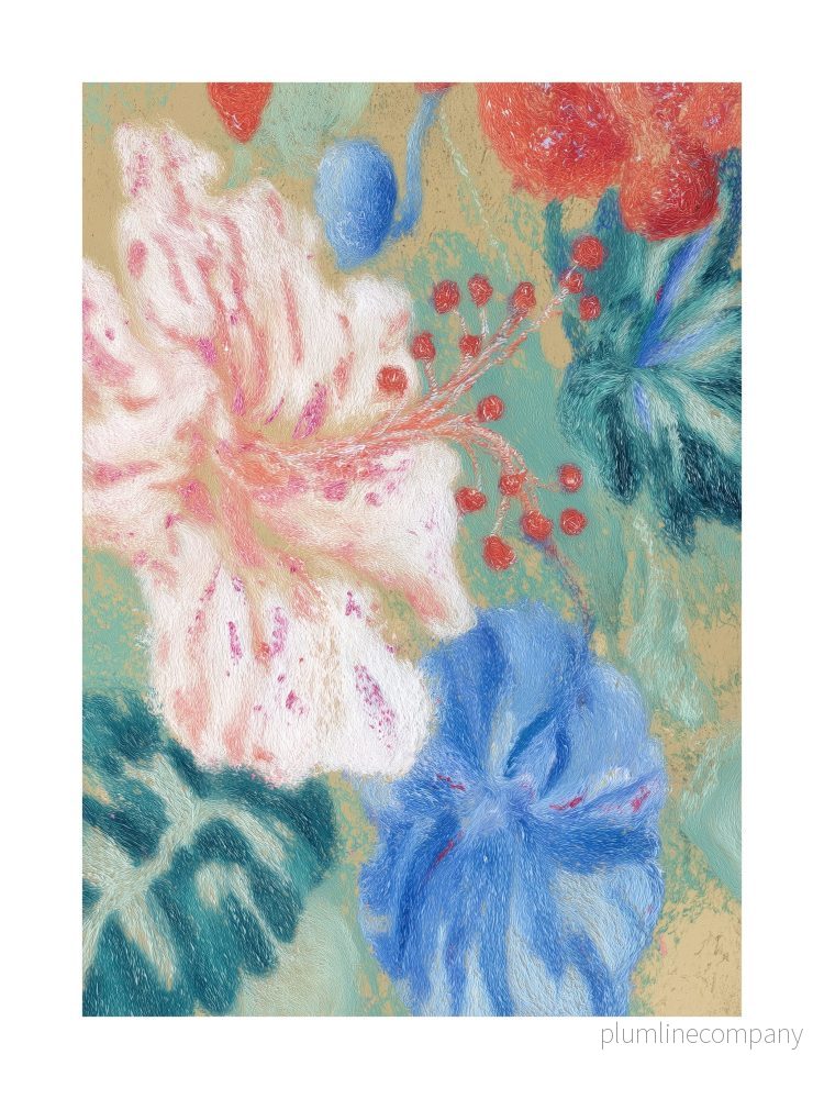 Tropical Bloom Harmony Poster Tropical Bloom Harmony Poster