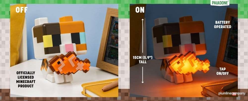 Minecraft GloBuddies Light Cat 15 cm - Bild 2