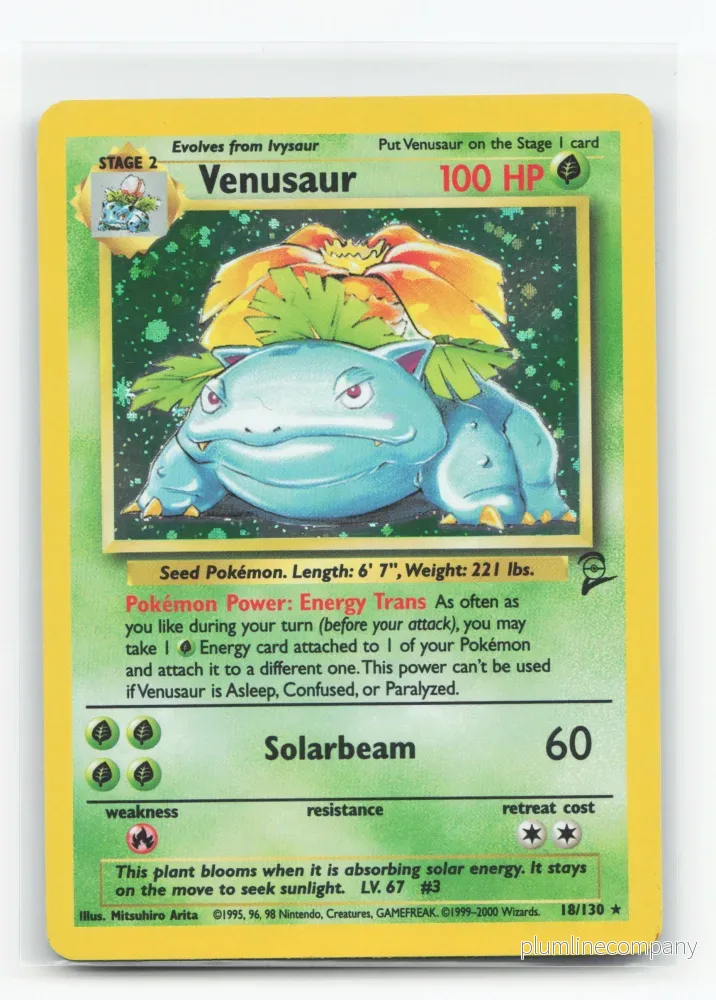 Venusaur 18/130 – Base Set 2 Venusaur 18/130 – Base Set 2