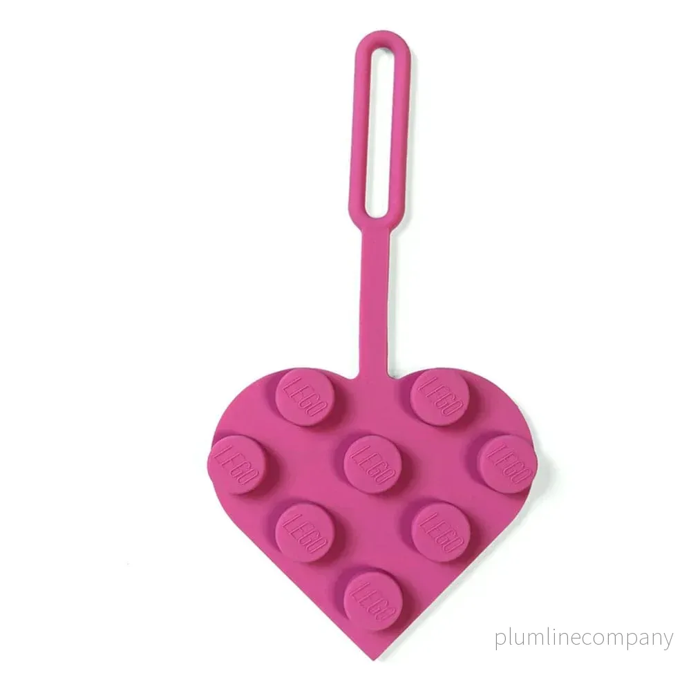 LEGO Minifigurer Bagtag Hjärta Rosa 10 cm LEGO Minifigurer Bagtag Hjärta Rosa 10 cm