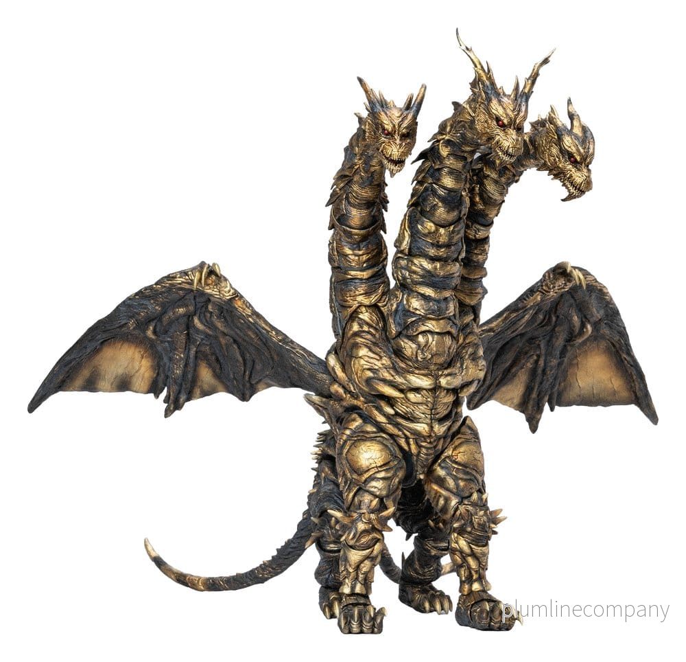 Godzilla: Final Wars (2004) Exklusiv Basic-serie Actionfigur Keizer Ghidorah 25 cm - Bild 2