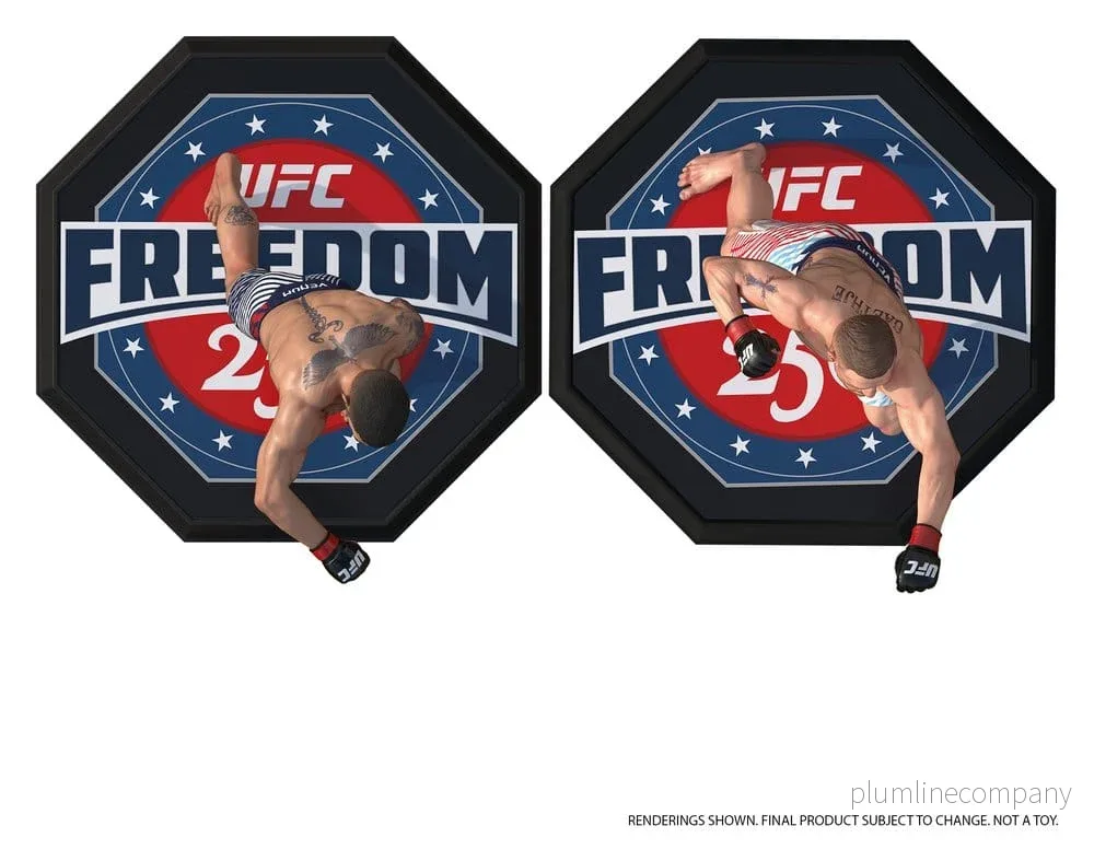 UFC McFarlane SportsPicks Actionfigur 2-pack Ilia Topuria vs Justin Gaethje (Freedom 250) 18 cm - Bild 3