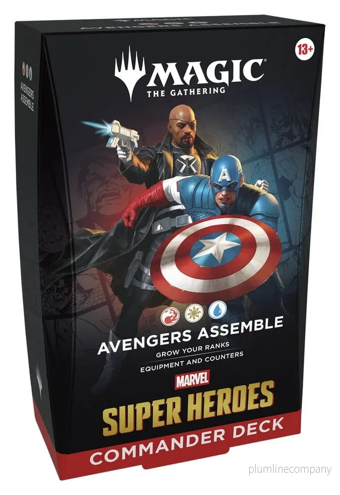Magic: The Gathering Marvel Super Heroes Commander Decks Förvaringsfodral (4) engelska - Bild 3