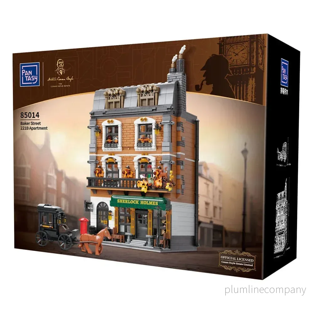 Sherlock Holmes Byggsats Baker Street 221B Lägenhet 42 cm - Bild 2
