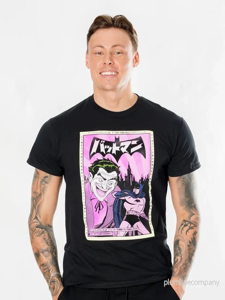 Batman T-shirt Joker Anime Poster – Officiell merchandise med unik design Batman T-shirt Joker Anime Poster – Officiell merchandise med unik design