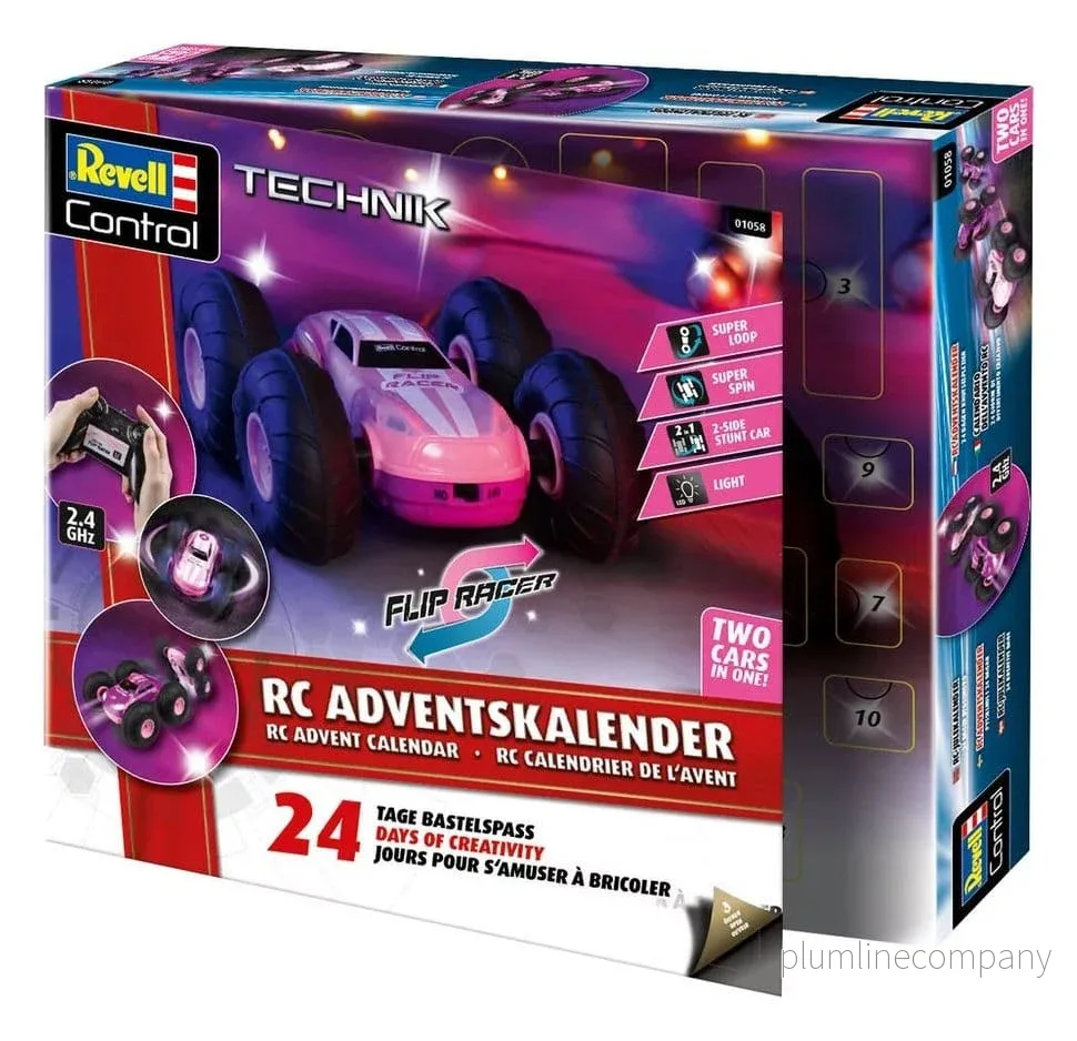 Revell Control Adventskalender Radiostyrd Stuntauto Flip Racer 16 cm - Bild 3