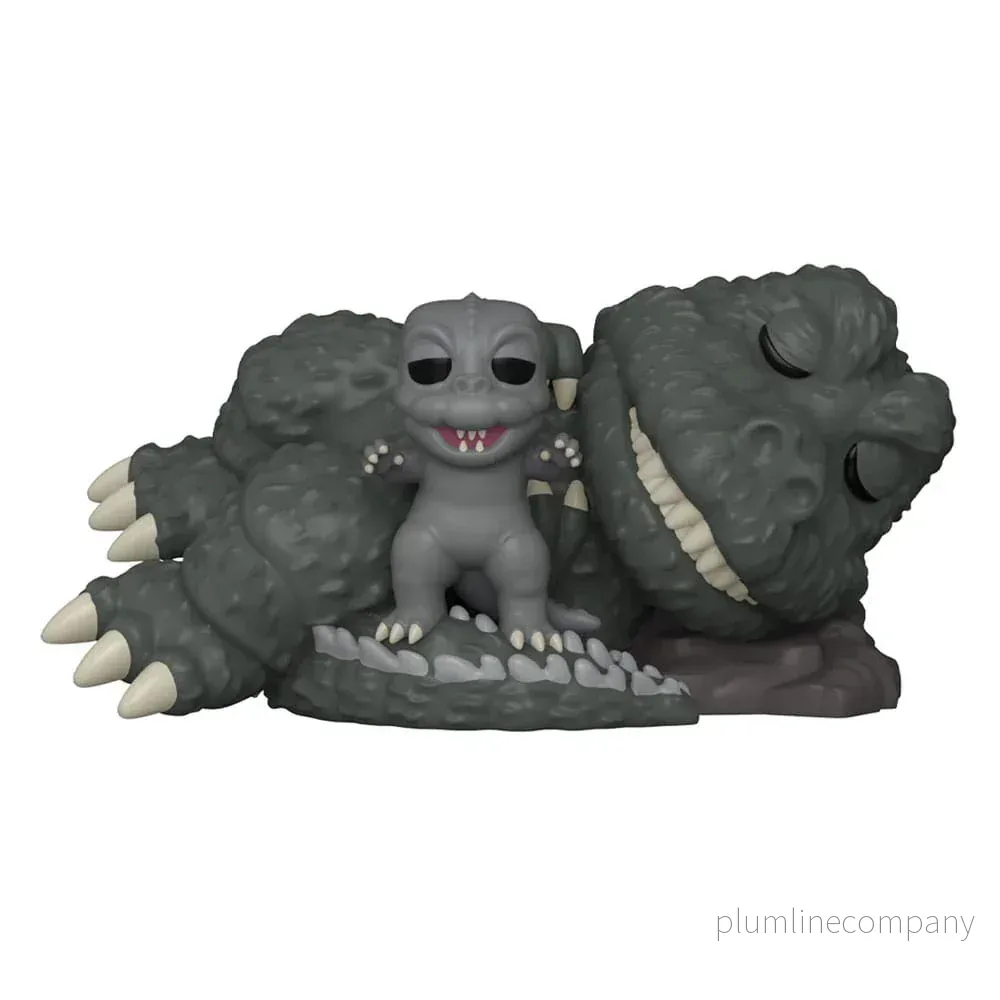 Godzilla Super Sized POP! Movies Figur Sleeping Godzilla med Minilla - 15 cm - Bild 2