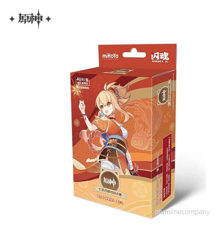 Genshin Impact Trading Card Game Serie 03 Förbyggt Startdeck 08 Yoimiya *Kinesisk Version* - Bild 2